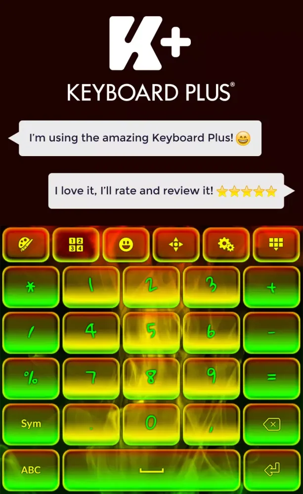 Ảnh chụp màn hình của Keyboard Rasta