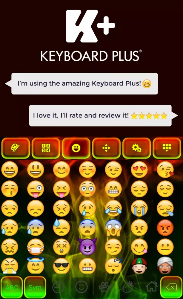 Ảnh chụp màn hình của Keyboard Rasta