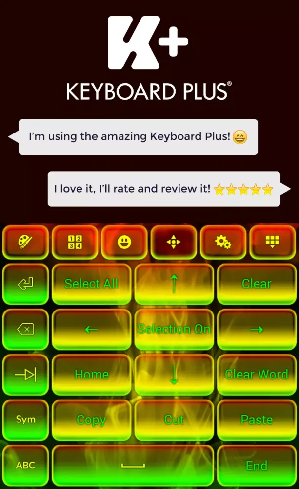 Ảnh chụp màn hình của Keyboard Rasta