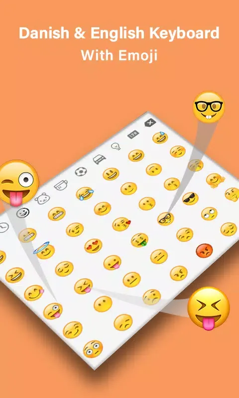 Danish English Keyboard App スクリーンショット
