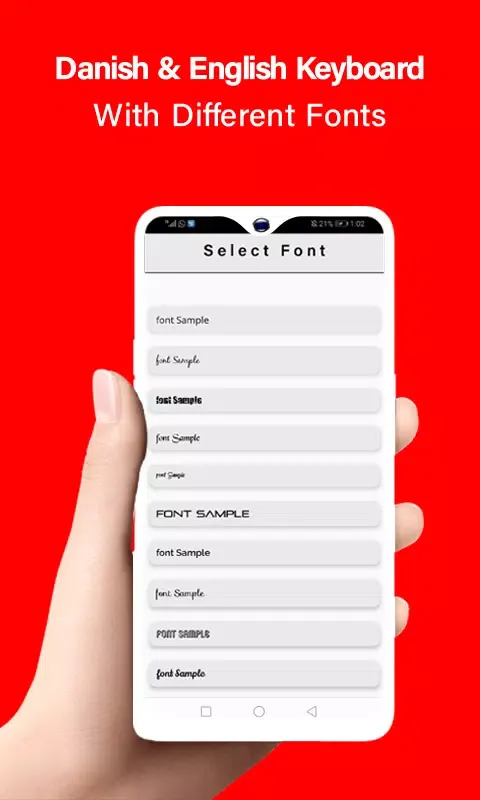 Danish English Keyboard App スクリーンショット