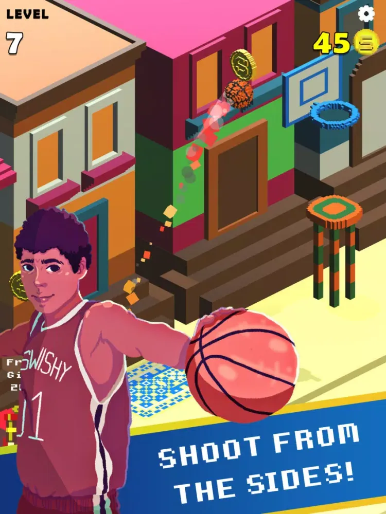 Скриншоты Swishy Hoops Master iPad 