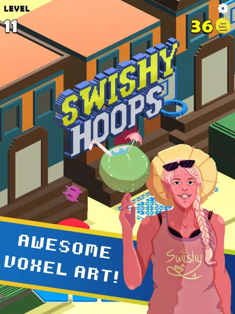 Скриншоты Swishy Hoops Master iPad 
