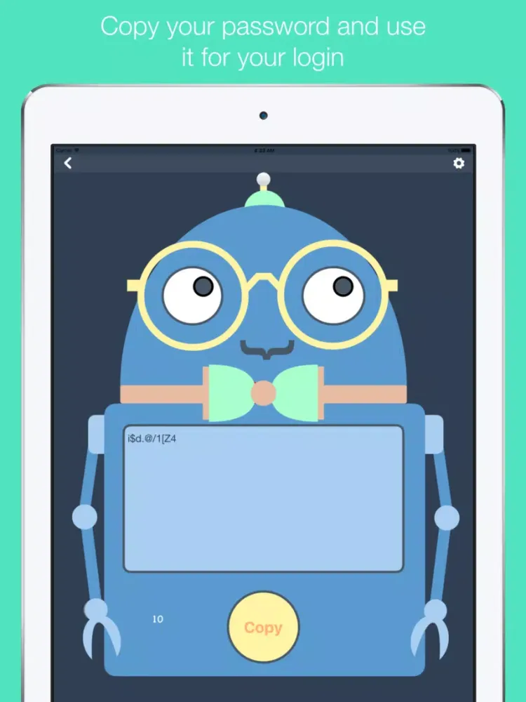 keyBot password generator iPad 应用截图