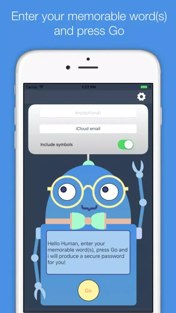 keyBot password generator应用截图