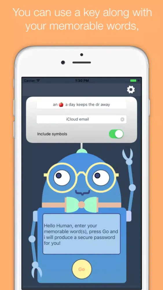 keyBot password generator应用截图