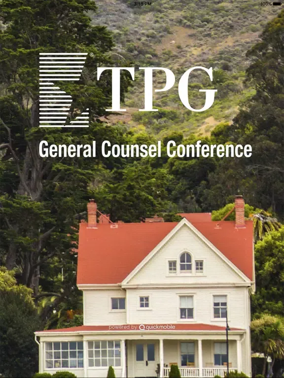TPG General Counsel Conference iPad  سکرین شاٹس