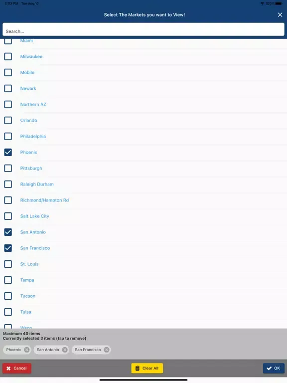 Capturas de tela do KeyGlee Deals iPad 