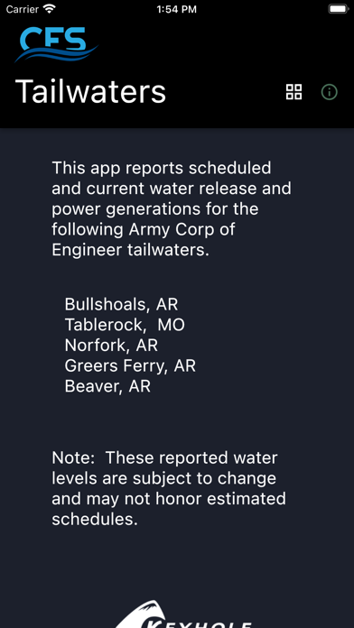 CFSWater سکرین شاٹس