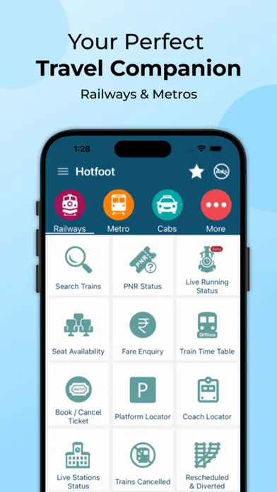 PNR, Live Train Status & Metro سکرین شاٹس