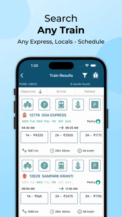 PNR, Live Train Status & Metro سکرین شاٹس