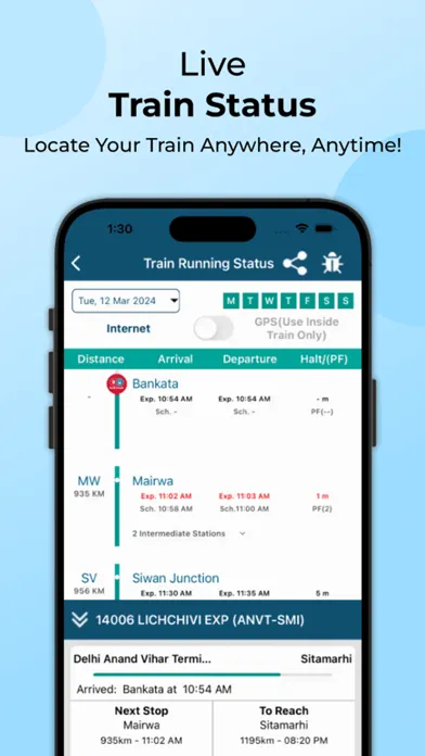 PNR, Live Train Status & Metro سکرین شاٹس