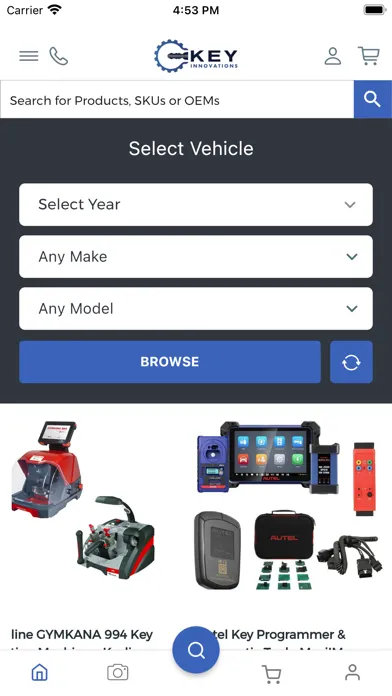 Zrzuty ekranu Key Innovations