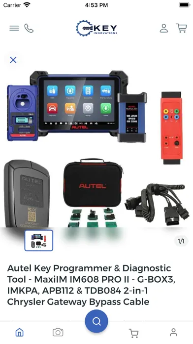 Zrzuty ekranu Key Innovations