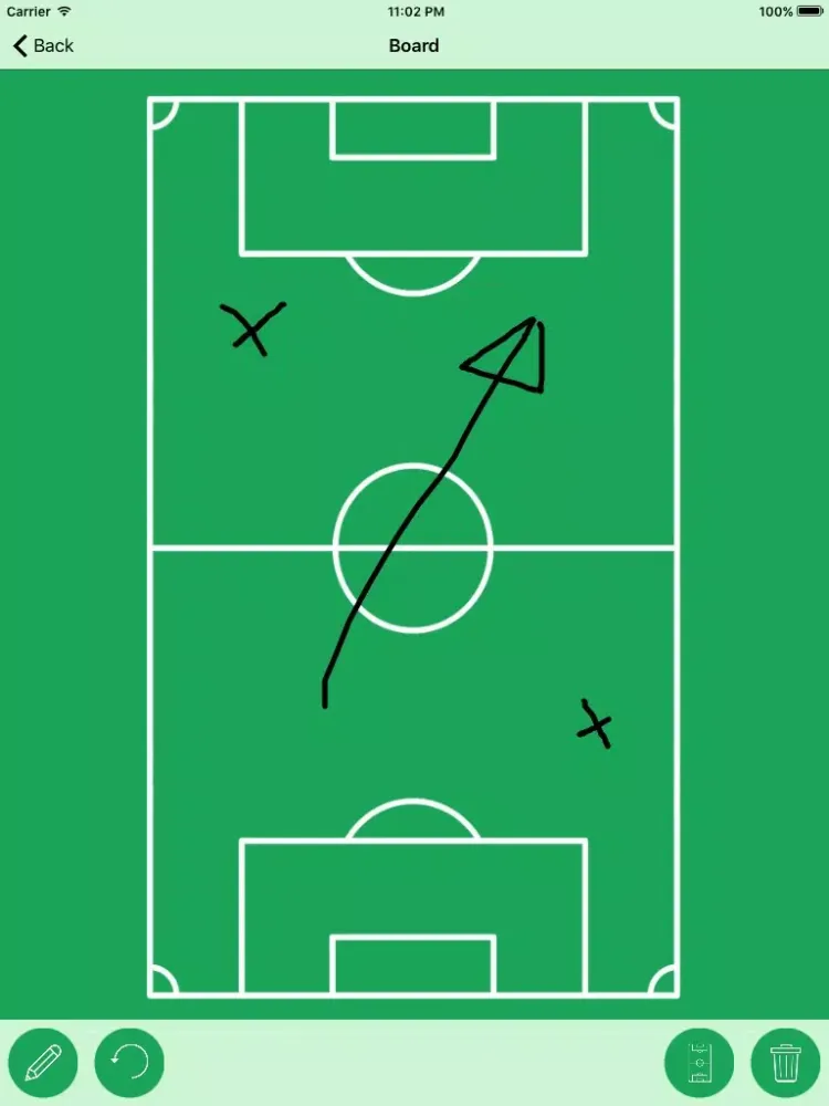 Скриншоты Football Tactical Board iPad 