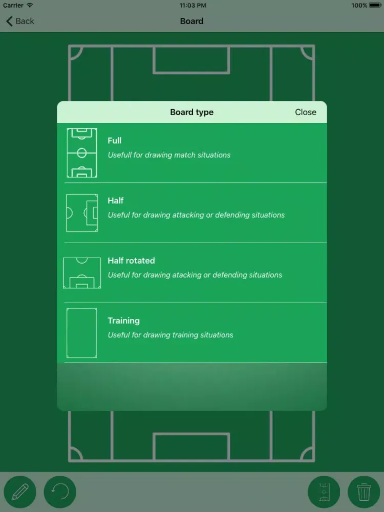 Скриншоты Football Tactical Board iPad 