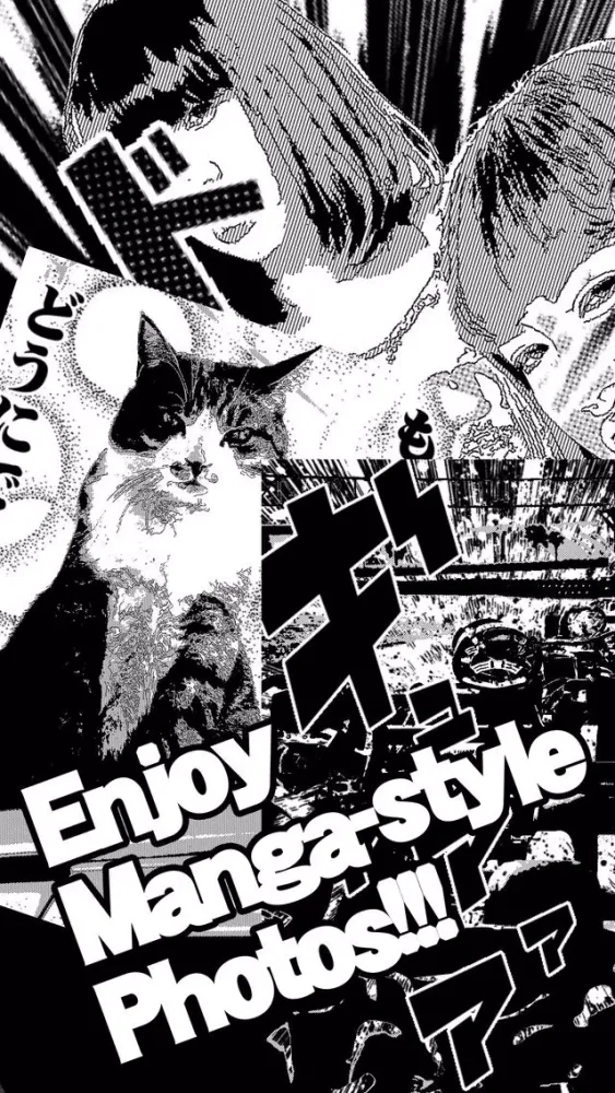 Manga Comic Camera - Create comic-style photos with effects and filters. سکرین شاٹس