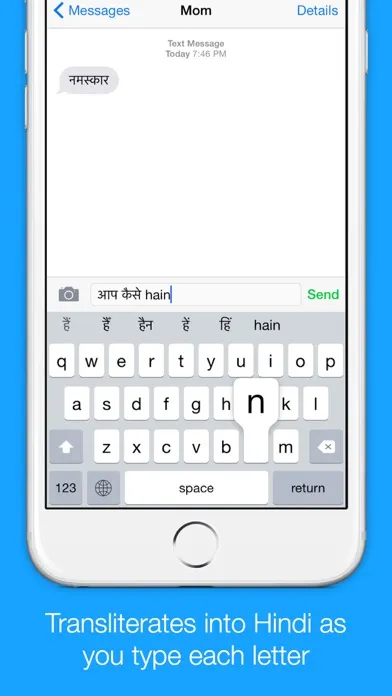 Capturas de pantalla de Hindi Transliteration Keyboard by KeyNounce