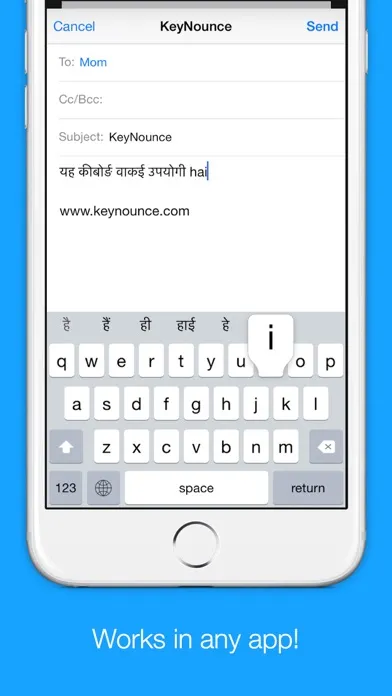 Capturas de pantalla de Hindi Transliteration Keyboard by KeyNounce