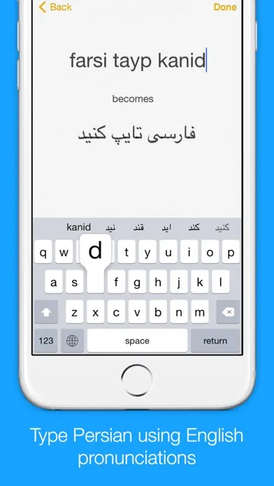 Persian Transliteration Keyboard by KeyNounce应用截图