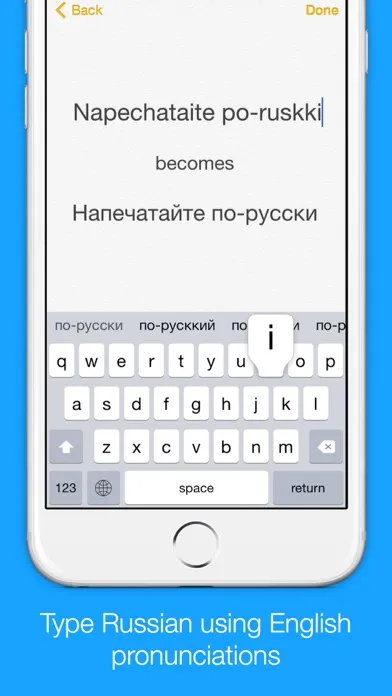 Russian Transliteration Keyboard by KeyNounce应用截图