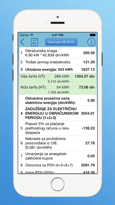 تصاویر Račun za struju