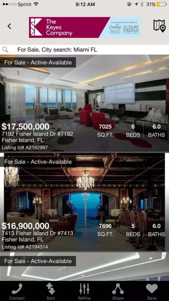 Capturas de pantalla de Keyes Real Estate