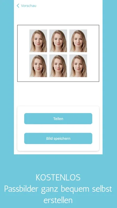 Biometric document photo app スクリーンショット