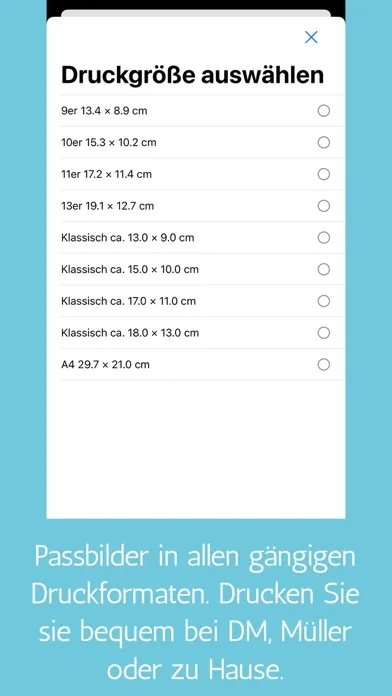 Biometric document photo app スクリーンショット