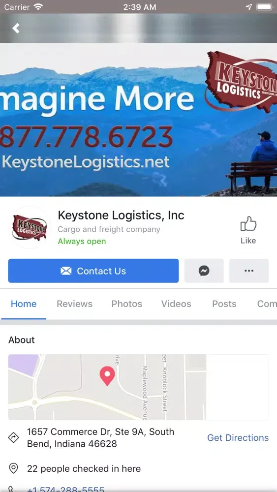 Скриншоты Keystone Logistics, Inc.