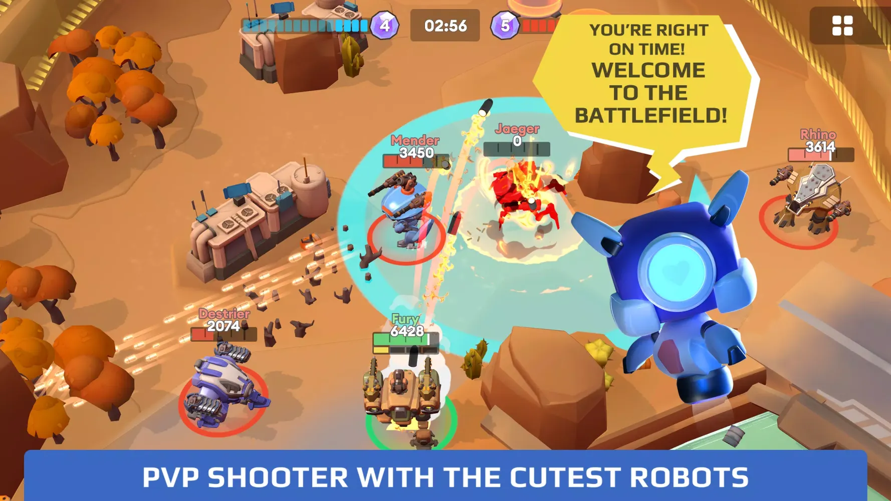 Little Big Robots. Mech Battle Screenshots