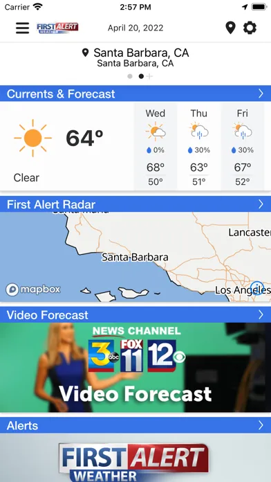 Скриншоты NewsChannel 3-12 FirstAlert WX