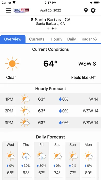 Скриншоты NewsChannel 3-12 FirstAlert WX