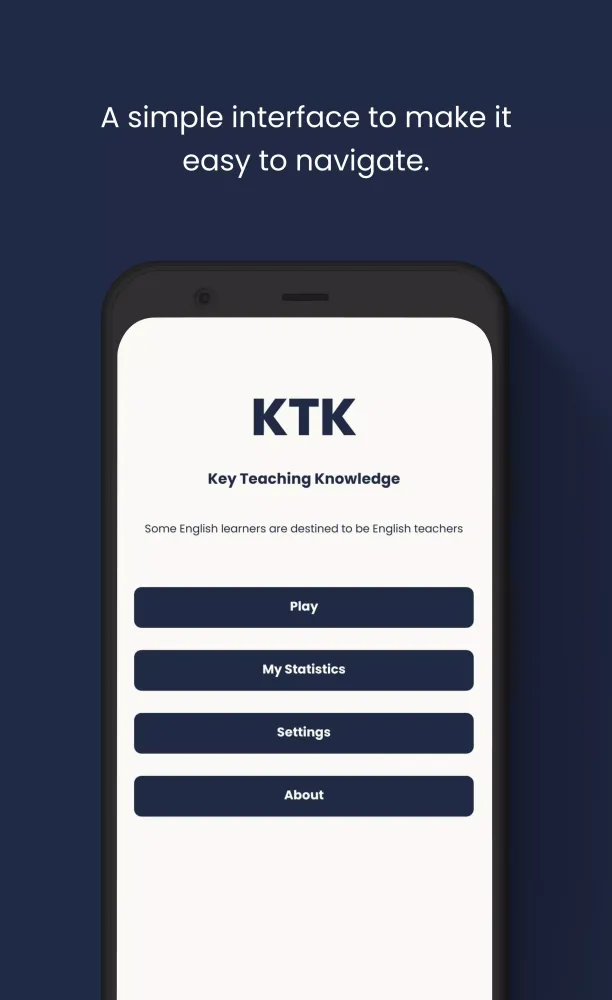 Ảnh chụp màn hình của KTK- Key Teaching Knowledge