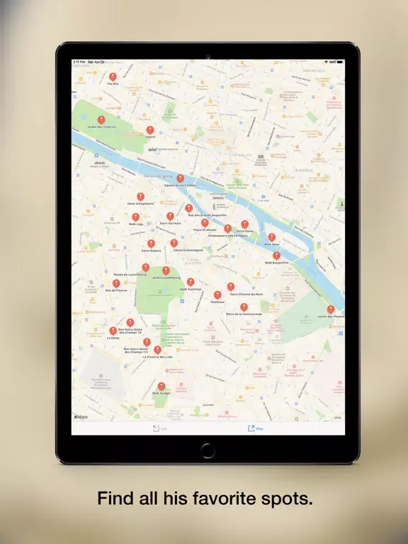 Скриншоты Hemingway in Paris iPad 