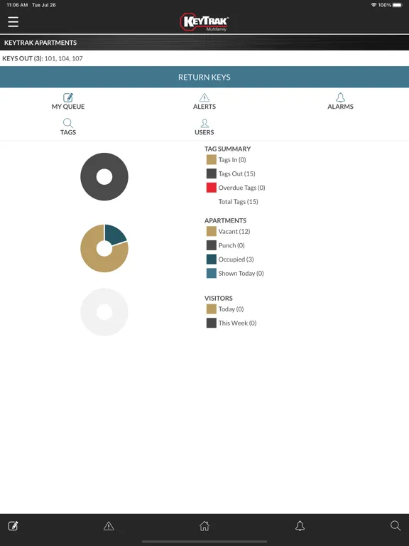 KeyTrak Multifamily iPad  Ekran Görüntüleri