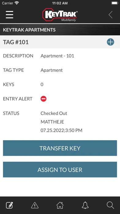 KeyTrak Multifamily Ekran Görüntüleri