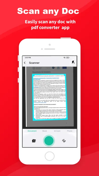 Tangkapan layar Image to PDF Converter & Scan