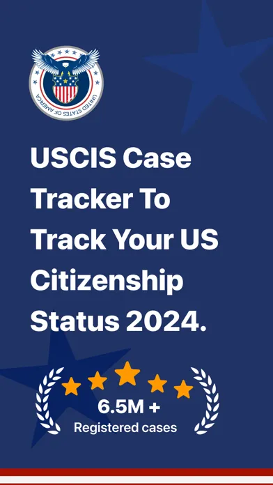 Capturas de pantalla de Case Tracker for USCIS Citizen