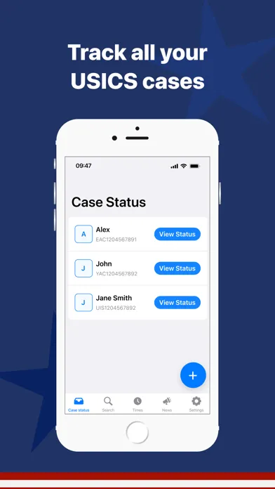 Capturas de pantalla de Case Tracker for USCIS Citizen