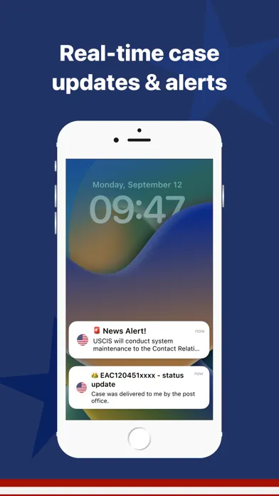 Capturas de pantalla de Case Tracker for USCIS Citizen