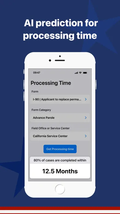 Capturas de pantalla de Case Tracker for USCIS Citizen