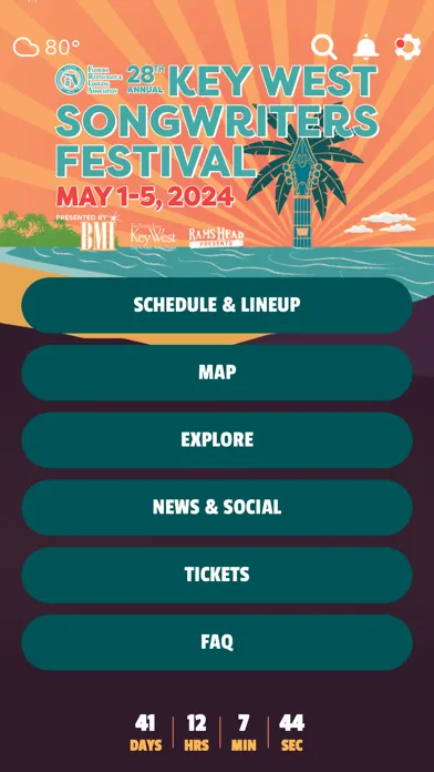 Ảnh chụp màn hình của Key West Songwriters Fest 2024