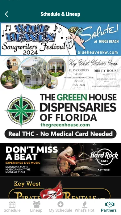Ảnh chụp màn hình của Key West Songwriters Fest 2024