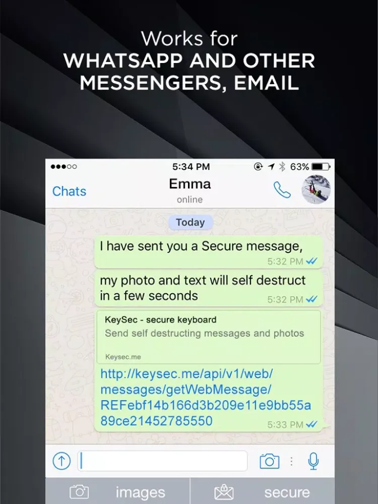 Ảnh chụp màn hình của KeySec - Secure Keyboard Communications iPad 