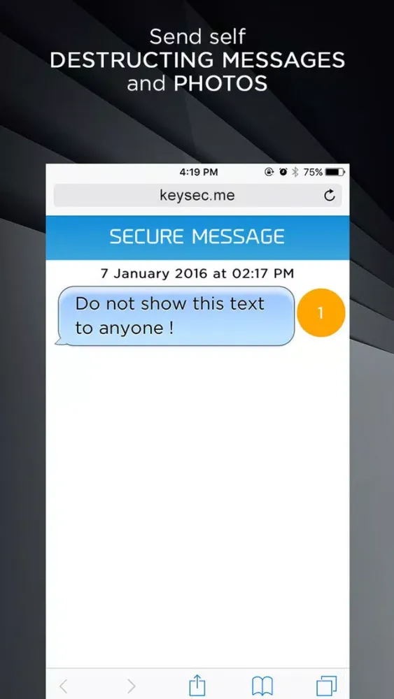 Ảnh chụp màn hình của KeySec - Secure Keyboard Communications