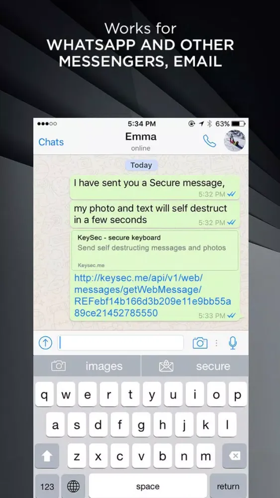 Ảnh chụp màn hình của KeySec - Secure Keyboard Communications