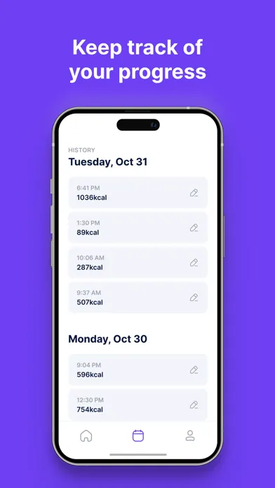 Simple Calorie Tracker Ekran Görüntüleri