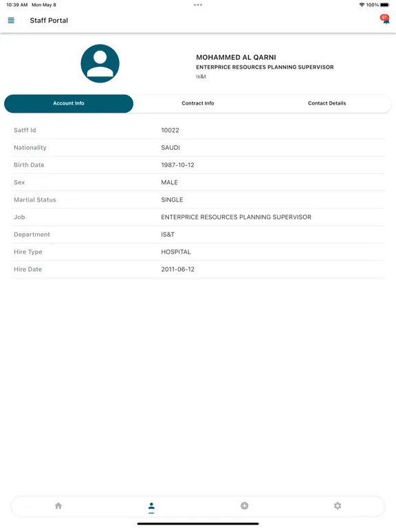 Скриншоты KFAFH Staff iPad 