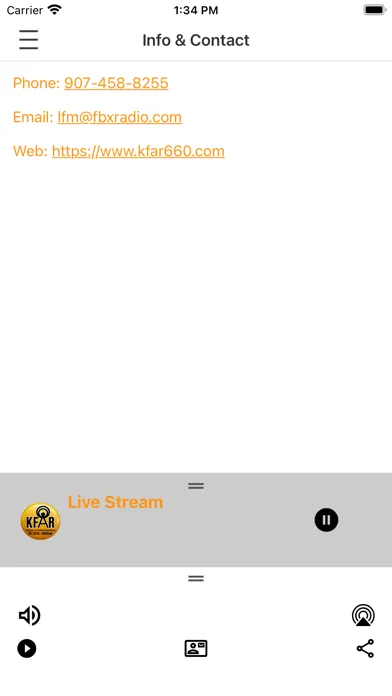 KFAR-Radio 660 AM 97.5 FM Screenshots